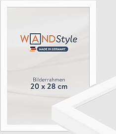 WANDStyle Bilderrahmen 20x28 Weiß, moderner