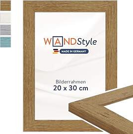 WANDStyle Bilderrahmen 20x30 Eiche, Landhausstil