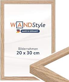 WANDStyle Bilderrahmen 20x30 Eiche, moderner