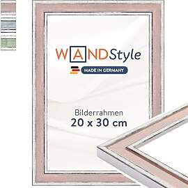 WANDStyle Bilderrahmen 20x30 Rosa, Vintage