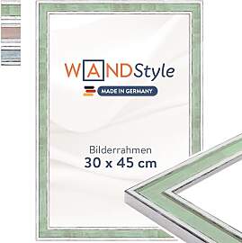 WANDStyle Bilderrahmen 30x45 Hellgrün, Vintage