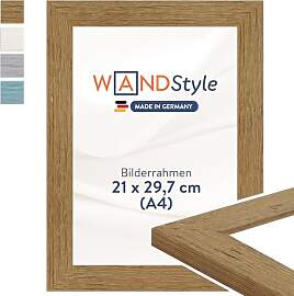 WANDStyle Bilderrahmen A4 Eiche, DIN A4