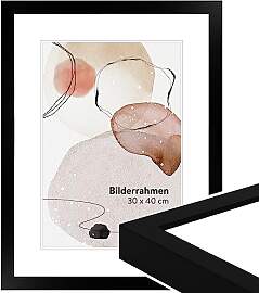 WANDStyle Bilderrahmen A4 Schwarz, DIN A4