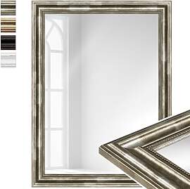 WANDStyle großer Spiegel Silber, Barock Spiegel,