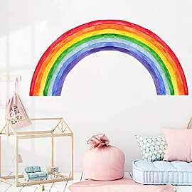 Wandtattoo Regenbogen Wandsticker Kinderzimmer