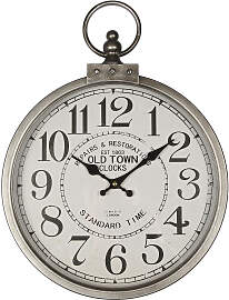 Wanduhr AMBIENTE HAUS "Wanduhr Silber