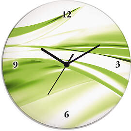 Wanduhr ARTLAND "Abstrakte Welle",