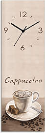 Wanduhr ARTLAND "Cappuccino - Kaffee",