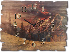 Wanduhr ARTLAND "Holzuhr Alpines