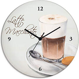 Wanduhr ARTLAND "Latte Macchiato",