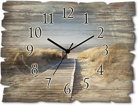 Wanduhr ARTLAND "Nordseestrand auf Langeoog - 