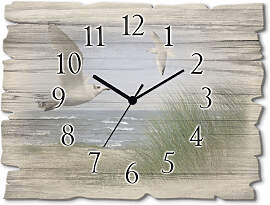 Wanduhr ARTLAND "Nordseestrand mit