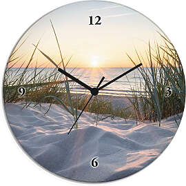 Wanduhr ARTLAND "Ostseestrand", beige