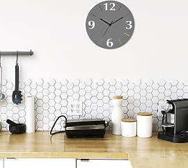 Wanduhr ARTLAND "Trendfarben", bunt