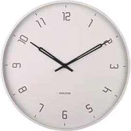 Wanduhr aus Metall Karlsson Stark