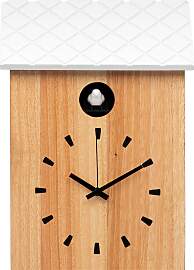 Wanduhr Kukuk Natur/Weiß