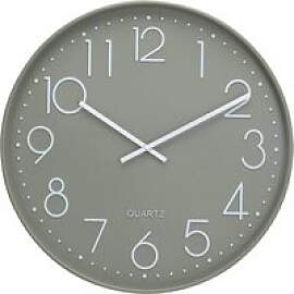 Wanduhr weiß B/H/L: ca. 53x5,4x54 cm