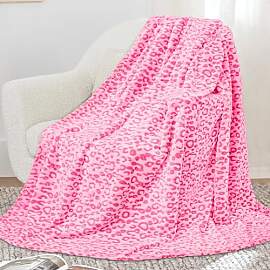 Warme Decke, rosa, weiche Fleecedecken,