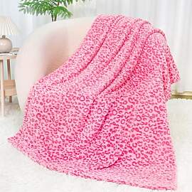 Warme Decke, rosa, weiche Fleecedecken,