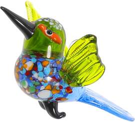 Warmhm Bunte Glasvogel-Dekoration Kristall