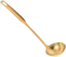 Warmhm Goldene Schöpfkelle Aus Edelstahl Dicke