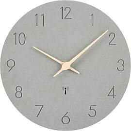Warminn Funkuhr Wanduhr MDF Holz Groß Wanduhr