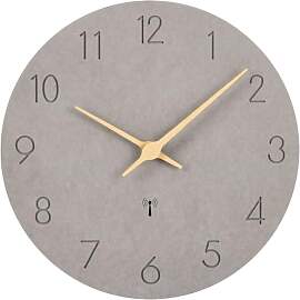 Warminn Funkuhr Wanduhr MDF Holz Groß Wanduhr