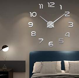Warminn Wanduhr, DIY Aufkleber Wand Moderne