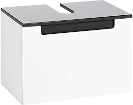 Waschbeckenunterschrank in Anthrazit/Weiss