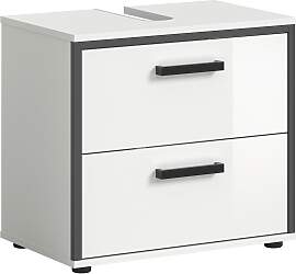 Waschbeckenunterschrank Kojak Weiß/Anthrazit