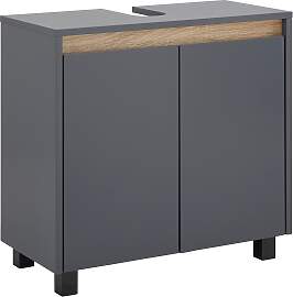 Waschbeckenunterschrank Massimo Grau ca. 60x59x30