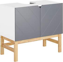 Waschbeckenunterschrank Rocco Grau ca. 70x65x40 cm