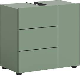 Waschbeckenunterschrank Vira ca. 60x57 cm Grün