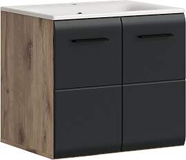 Waschbeckenunterschrank WELLTIME, nox oak nb,