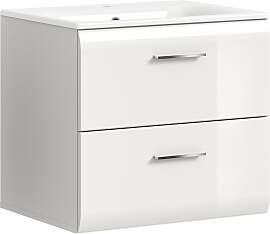 Waschbeckenunterschrank WELLTIME, weiß nb, weiß