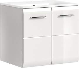 Waschbeckenunterschrank WELLTIME, weiß nb, weiß