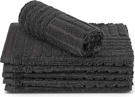 Waschhandschuh ROSS "CARRE", grau