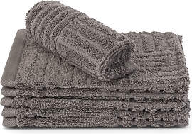 Waschhandschuh ROSS "CARRE", grau