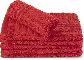 Waschhandschuh ROSS "CARRE", orange