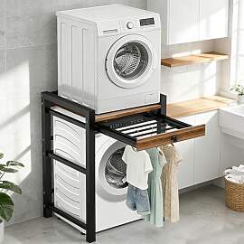 Waschmaschinenregal, Waschmaschinenschrank mit