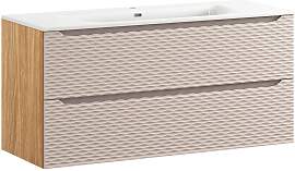 WASCHTISCH 120cm Elora Beige und Holz