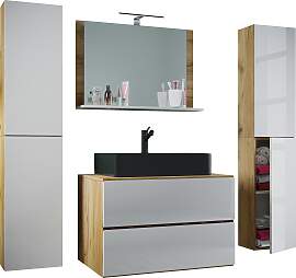 Waschtisch VCM "5-tlg Waschtisch Badmöbel