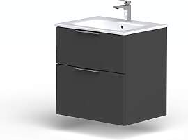 Waschtisch WELLTIME "Ahus", grau