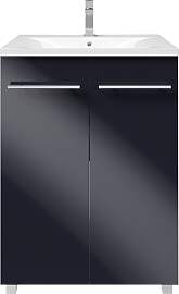 Waschtisch WELLTIME "BAJA", grau (grau,