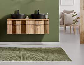 Waschtisch WELLTIME, braun (wotaneiche), B:120cm