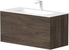 Waschtisch WELLTIME "Gama", braun oak,
