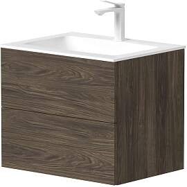 Waschtisch WELLTIME "Gama", braun oak,