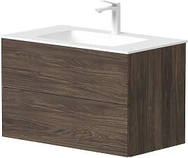 Waschtisch WELLTIME "Gama", braun oak,