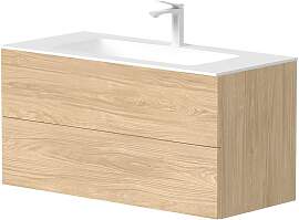 Waschtisch WELLTIME "Gama", light oak,