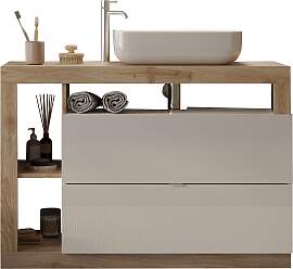Waschtisch WELLTIME "Hamburg", braun
